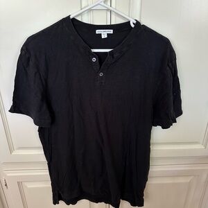 James Perse Men's Black Shirt